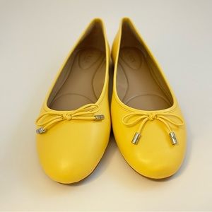 Yellow Lauren Ralph Lauren Jayna Ballet Flats